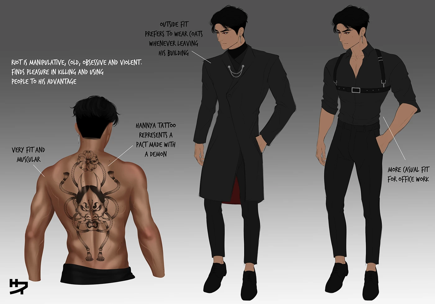 Marcel Riot character concept